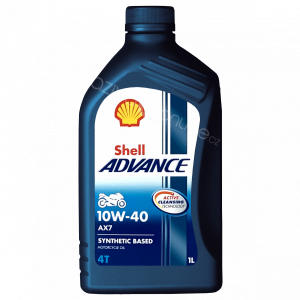 Shell 550044446 Advance 4T AX7 10W 40